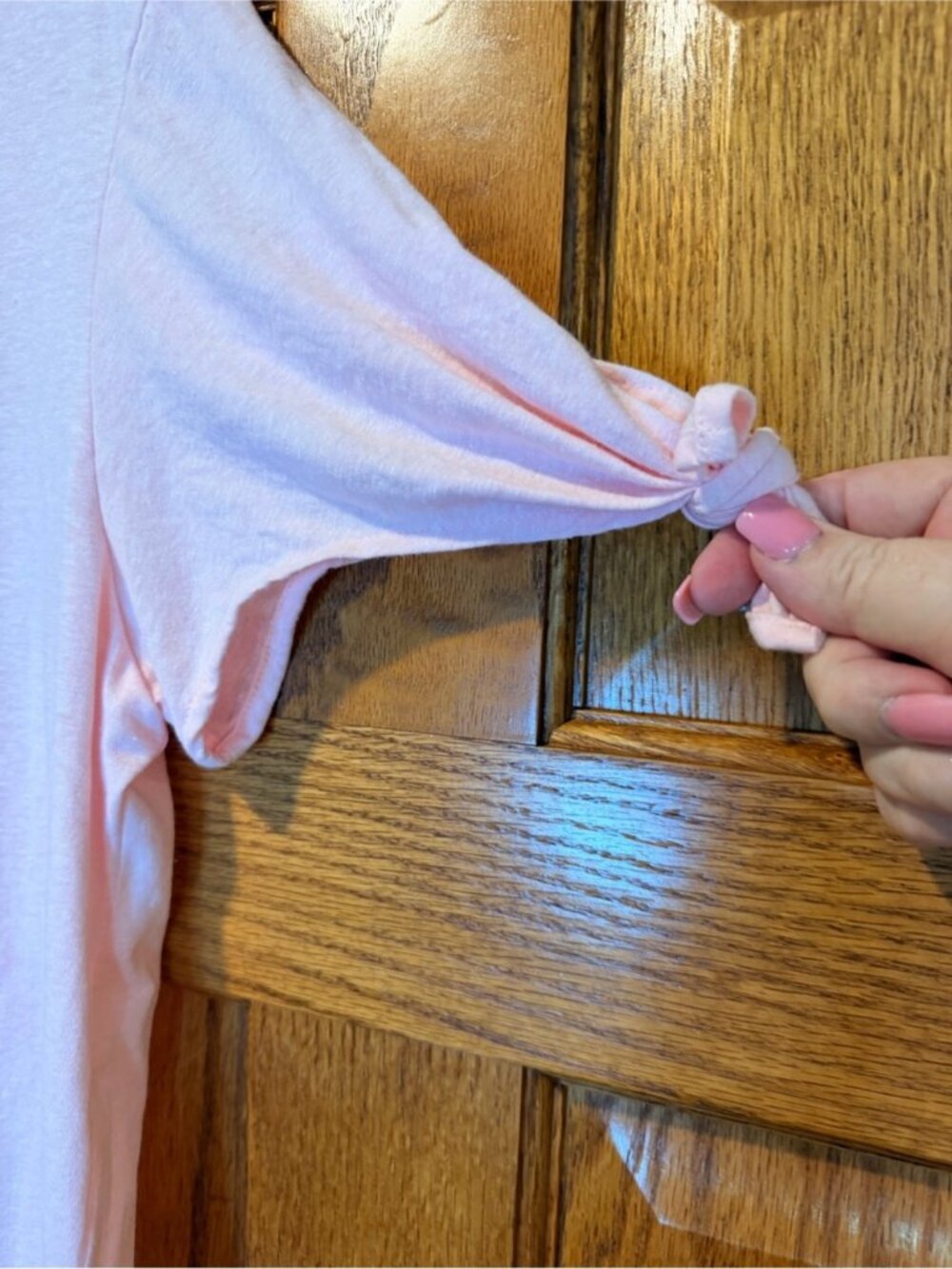Walt Disney World Parks Light Pink 2019 Castle V-Neck Top - Picture 3 of 6